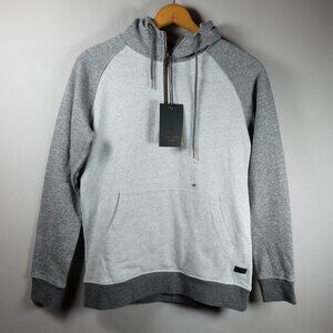 NEW Outpost Makers Men Sweaters Size Small Gray Hooded Long Sleeve Pullover